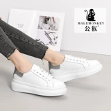 Белая обувь, универсальные кроссовки, спортивная обувь, туфли на плоской подошве в английском стиле, в корейском стиле, в британском стиле