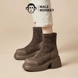 公猴 Martens, демисезонные высокие эластичные короткие сапоги, ботинки