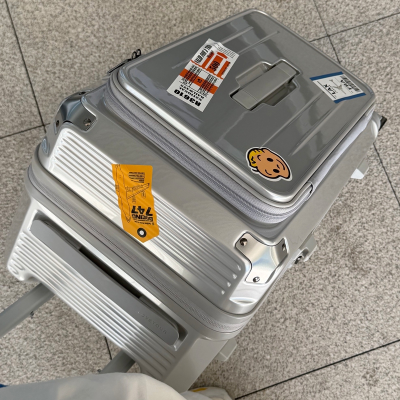 High-Quality Front-Opening Suitcase for Women, Flip-Top 20-Inch 24-Inch Trolley Suitcase, Travel Suitcase, Carry-On Luggage for Men, Thickened High-Quality Front-Opening Suitcase for Women, Flip-Top 20-Inch 24-Inch Trolley Suitcase, Travel Suitcase, Carry-On Luggage for Men, Thickened