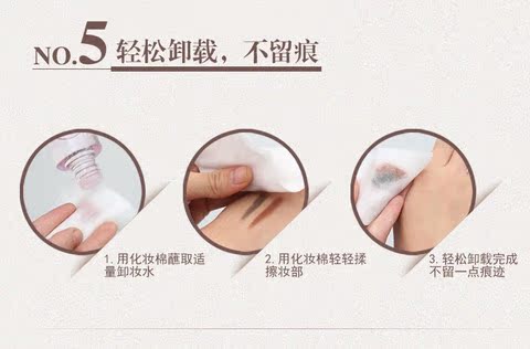 Hàn Quốc nhập khẩu bóp refill năm màu đôi headband chải tự động xoay lông mày bút chì maxdona tam giác - Bút chì lông mày / Bột / Stick innisfree kẻ mày