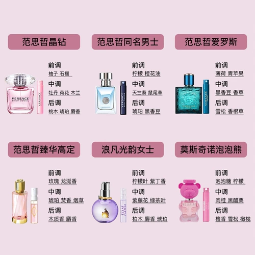 Versace, пробник парфюма, парфюмированный дезодорант для профессионального использования подходит для мужчин и женщин