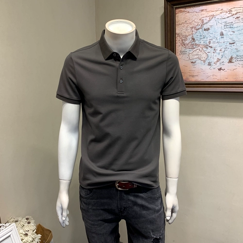 Летняя однотонная футболка polo, 2025 года, в корейском стиле