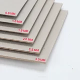 Гофрированная картонная карта жесткая серая картонная картонная модель ручной работы модели бумага Белая карта Три -слоя настройка A4A3A2