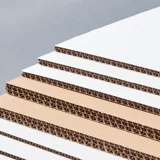 Гофрированная картонная карта жесткая серая картонная картонная модель ручной работы модели бумага Белая карта Три -слоя настройка A4A3A2