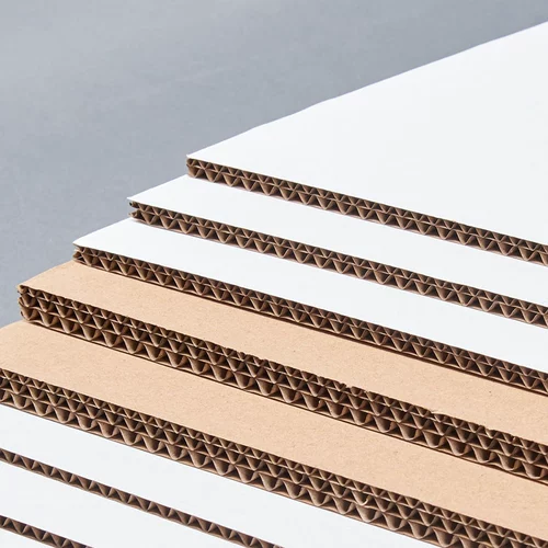 Гофрированная картонная карта жесткая серая картонная картонная модель ручной работы модели бумага Белая карта Три -слоя настройка A4A3A2