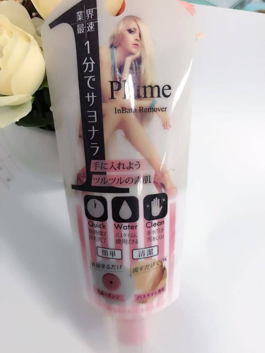 Japan Original Imported New Pint Plume One Minute Except Hairy Paste Warm Sensation Non Cm Removing Hair Cream 80g