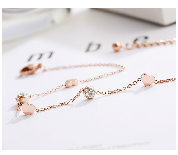 Mo Shang phiên bản tiếng Nhật mạ vàng hồng 18k vòng chân nữ yêu hoang dã lắc chân chuông