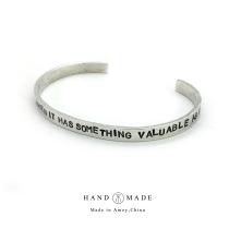 UNEND brand silversmith Ahao new personalized custom couple lettering bracelet ampjapan bracelet bwl