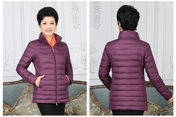 Thương hiệu Thiên niên kỷ trẻ trung mỏng manh xuống áo khoác nữ tải màu retro quần áo giảm béo mùa đông 20068