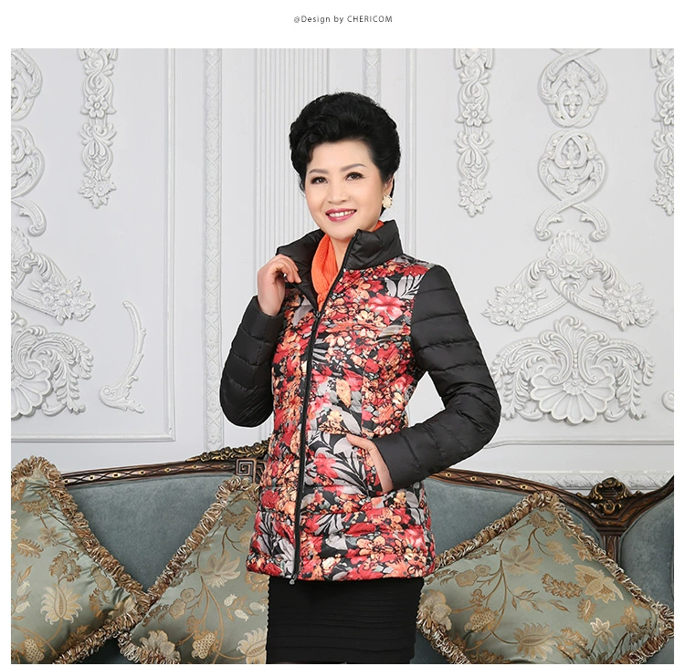 Thương hiệu Thiên niên kỷ trẻ trung mỏng manh xuống áo khoác nữ tải màu retro quần áo giảm béo mùa đông 20068