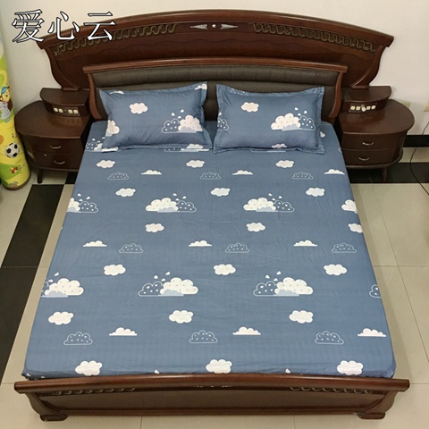 Được trang bị bedspread Simmons bảo vệ tay áo một mảnh bìa nệm bìa 1.8m1.5m1.2m bụi trượt bìa cartoon - Trang bị Covers Ga chun chần Everon