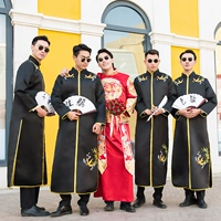 【Добро пожаловать дверь】 Длинный черный стиль