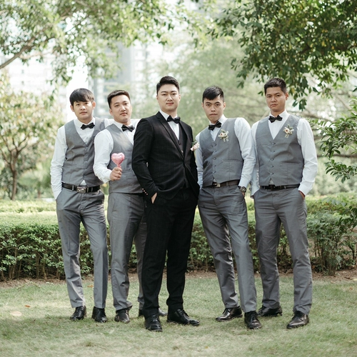 Brother, летний костюм, рубашка, жилет, комплект