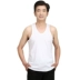 Áo sơ mi hoa cúc cotton thương hiệu cotton cổ tròn áo thể thao nam màu trắng trung niên vest mùa hè ngắn tay áo cũ Áo vest