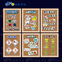 Kindergarten School Commencement Ring Genesis of the Good Picture Living Area Self-processing Capacity Cultivating Water Flow Chart Values Zhisheng Convention