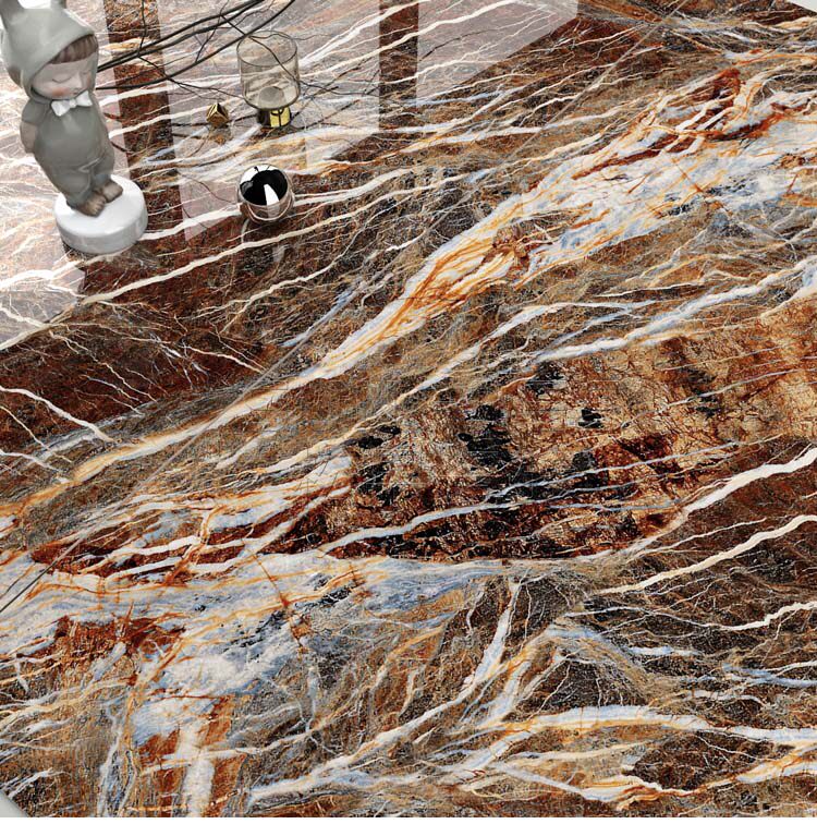 товар из китая 现代简约咖啡色奢石客厅大理石瓷砖卫生间厨房墙砖地砖600 1200