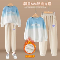 16003 Abricot Color +4770 Blue Gradient [Sweater Set]