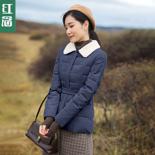 红念 Зимний короткий пуховик с пухом, куртка, корсет, 2020, подходит для подростков, увеличенная толщина