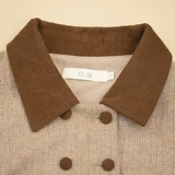 Скрыт до конца!Вы элегантен!Ретро шерстяное платье