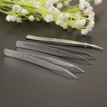 Clip cleaning tweezers to thicken stainless steel elbows