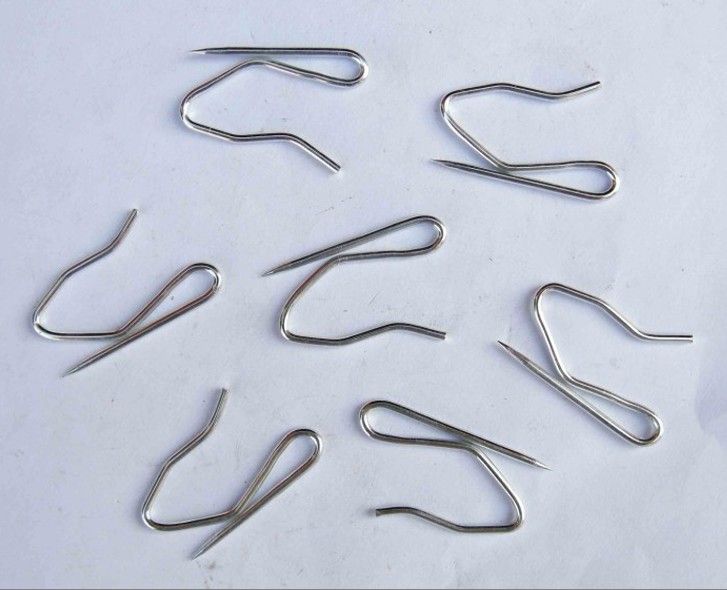 Yarn Curtain cord fabric with high strength metal nickel plated S hooks large tip hook Curtain Hook curtains Curtain Accessories