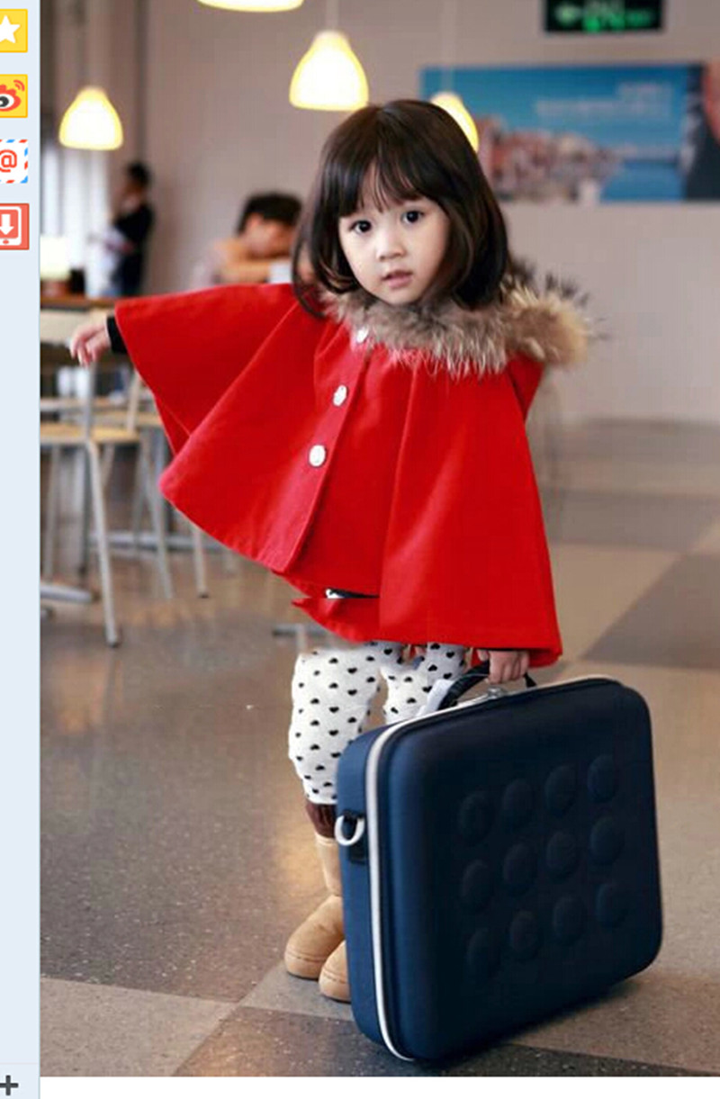 Cape pour fille en laine - Ref 2157125 Image 17