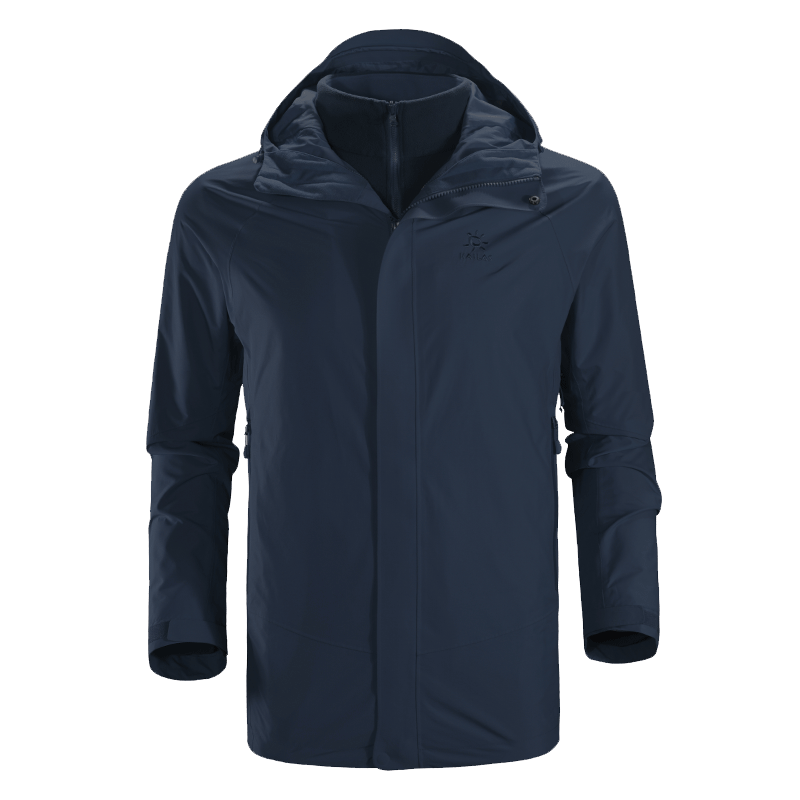 19 Calle stone grip suede three-in-one autumn and winter outdoor warm men and women breathable waterproof submachine clothes two sets 0366