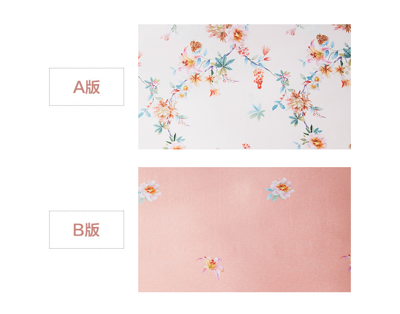 Carolina giường dệt lanh chăn đơn kép 1.5 / 1.8m gia đình bốn hoa đổ Yan - Bộ đồ giường bốn mảnh chăn ga cao cấp luxury