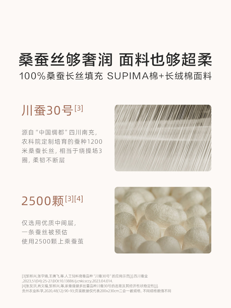 Luolai Home Textiles 120S Pure Cotton 100% Mulberry Silk Quilt, Machine Washable, Skin-Friendly, No Cover Needed, Quilt Core for All Seasons, Wedding Quilt