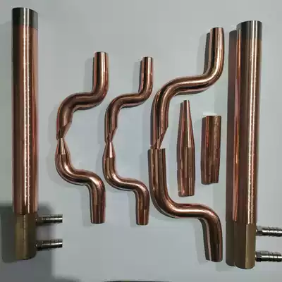 Special electrode for spot welding machine 16*60*110 Eccentric tip electrode and curved flat electrode combination spot welding head