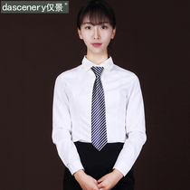 Zipper tie Womens striped business dress Korean version free lazy automatic easy to pull to work professional small tie