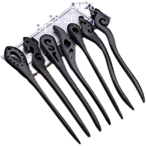 Китайская шпилька, классическая универсальная заколка для волос, аксессуар, ханьфу, простой и элегантный дизайн, китайский стиль