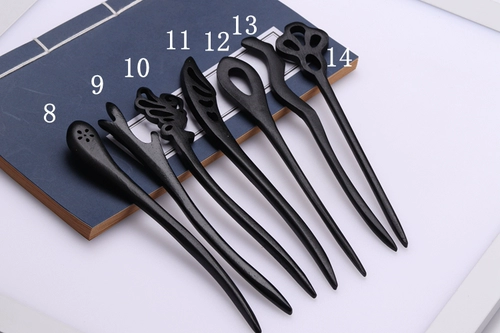 Китайская шпилька, классическая универсальная заколка для волос, аксессуар, ханьфу, простой и элегантный дизайн, китайский стиль