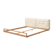 Original solid wood bed soft bed placed directly on the ground Japanese tatami bed frame oak platform bed L701N