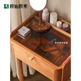 Оригинальный элемент полной -Столидный деревянный туалетный столик современный минималистский вишневый макияж Тайбэй Европейский Стол макияжа спальни L9052