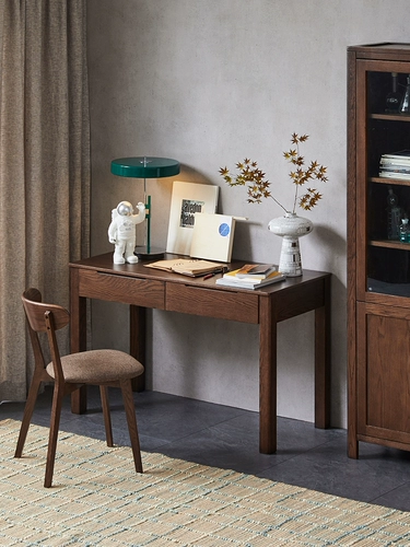 Оригинальные элементы, письменный стол из массива дерева, компьютерный стол из скандинавского дуба, небольшой верстак для квартиры, рабочий стол A4161