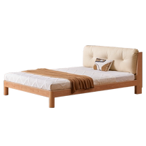 Original element solid wood childrens bed boy soft bed bed girl cream style simple small apartment single bed P1015