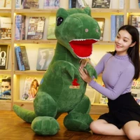 Плюшевый милый большой динозавр, игрушка для сна, детская подушка, тряпичная кукла для мальчиков, тираннозавр Рекс