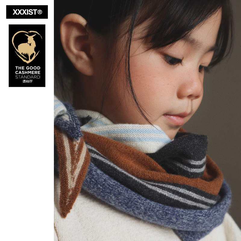 Xxxist·Cashmere Scarf, Versatile for Holidays, Unisex for Boys and Girls, Parent-Child Matching, Multiple Wearing Styles, 100% Cashmere Scarf