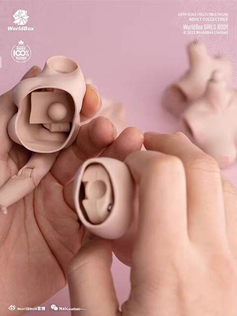 In-Stock 1/6 Female Soldier Body, Large Bust Type Accessories, Suitable for Worldbox 201 202 203 Chest Replacement Type