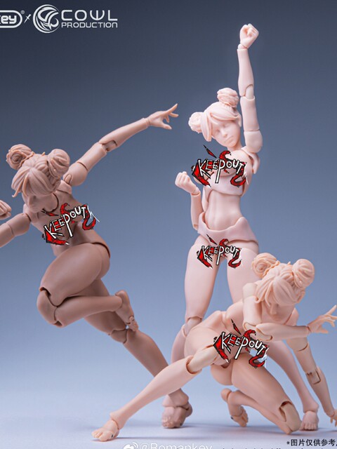 In-Stock Romankey X Cowl 1/12 Ultra-Movable Girl Body Model Figure Doll Body