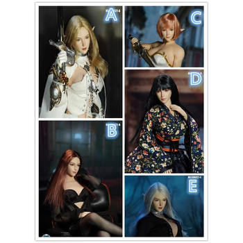 In Stock 1/6 Female Soldier Head Sculpt Model Super Duck Sdh021 Suitable for 1:6 Female Body