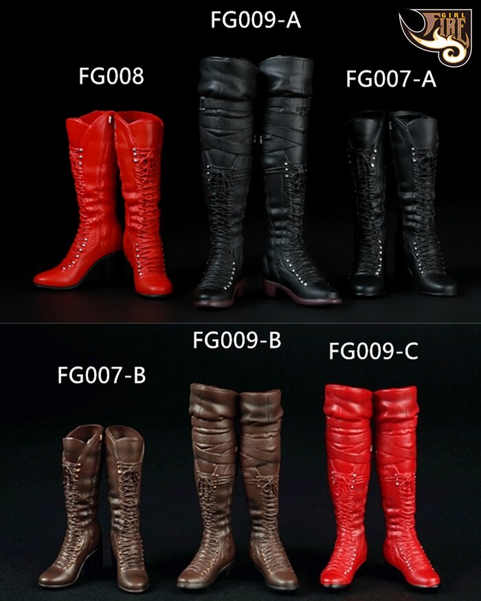 Spot 1 6 female soldiers shoes boots Sleeves Legs Female Soldiers Long Cylinder Boots Suitable for steel osteophysioids New color
