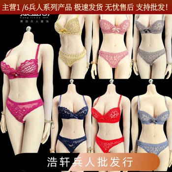 In-Stock 1/6 Scale Action Figure Lace Elastic Underwear Bra Suitable for Tbl Jo 12inch Body Type Cjg-060