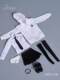 Spot cdtoys cd051 1/6 soldier maid uniform student sweatshirt suit suitable for 12-inch plastic body