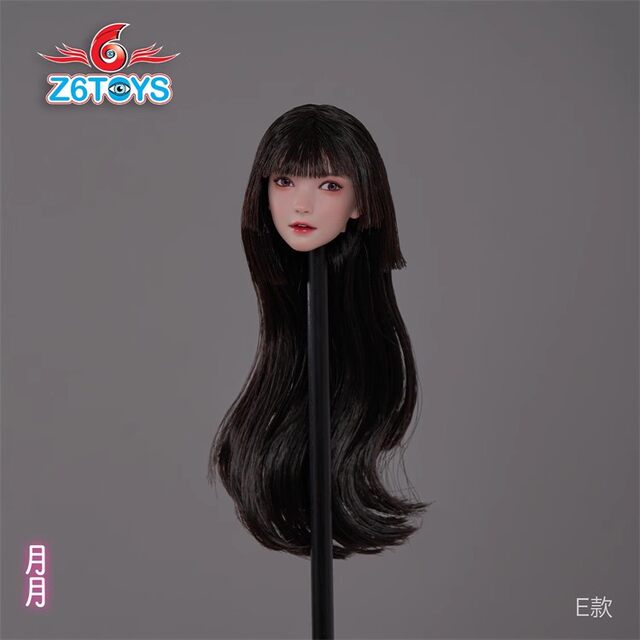 In Stock Z6Toys Zc016 1/6 Female Soldier Figure Asian Movable Eyes Beauty Head Sculpt Yue Yue, 6 Styles in Total