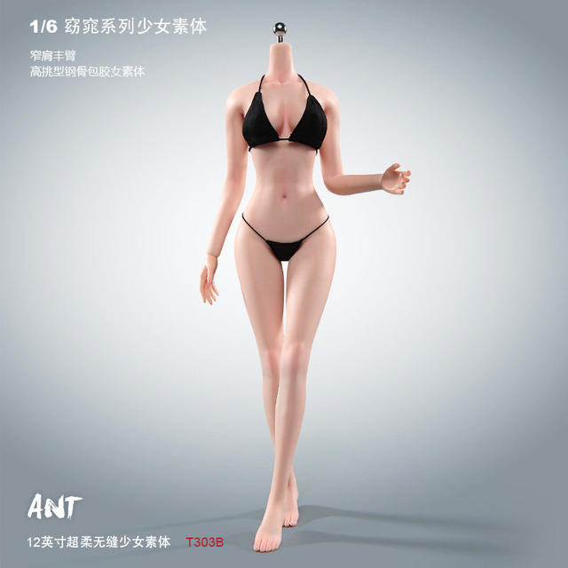Ant 1/6/12 T302/303/305/306/Ab001/T307 Super Articulated Steel Frame Rubber-Coated Female Body