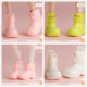 Worldbox Gs010 1/6 Female Soldier Shoe Model Fashionable Drawstring Rain Boots Hollow Design