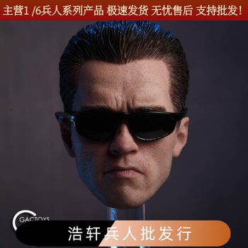 In Stock Gactoys Gc016 1/6 Action Figure Arnold Head Sculpt Model Terminator 2 T800 Compatible with Ph J