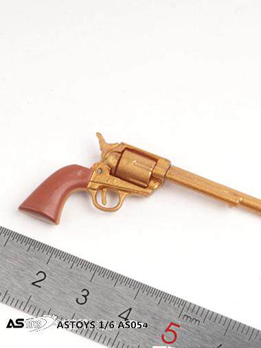 In Stock Astoys 1/6 Action Figure As054 Colt Long-Barrel Three-Color Western Cowboy Revolver Model
